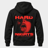 Red Face Basic Hoodie für Rave-Looks