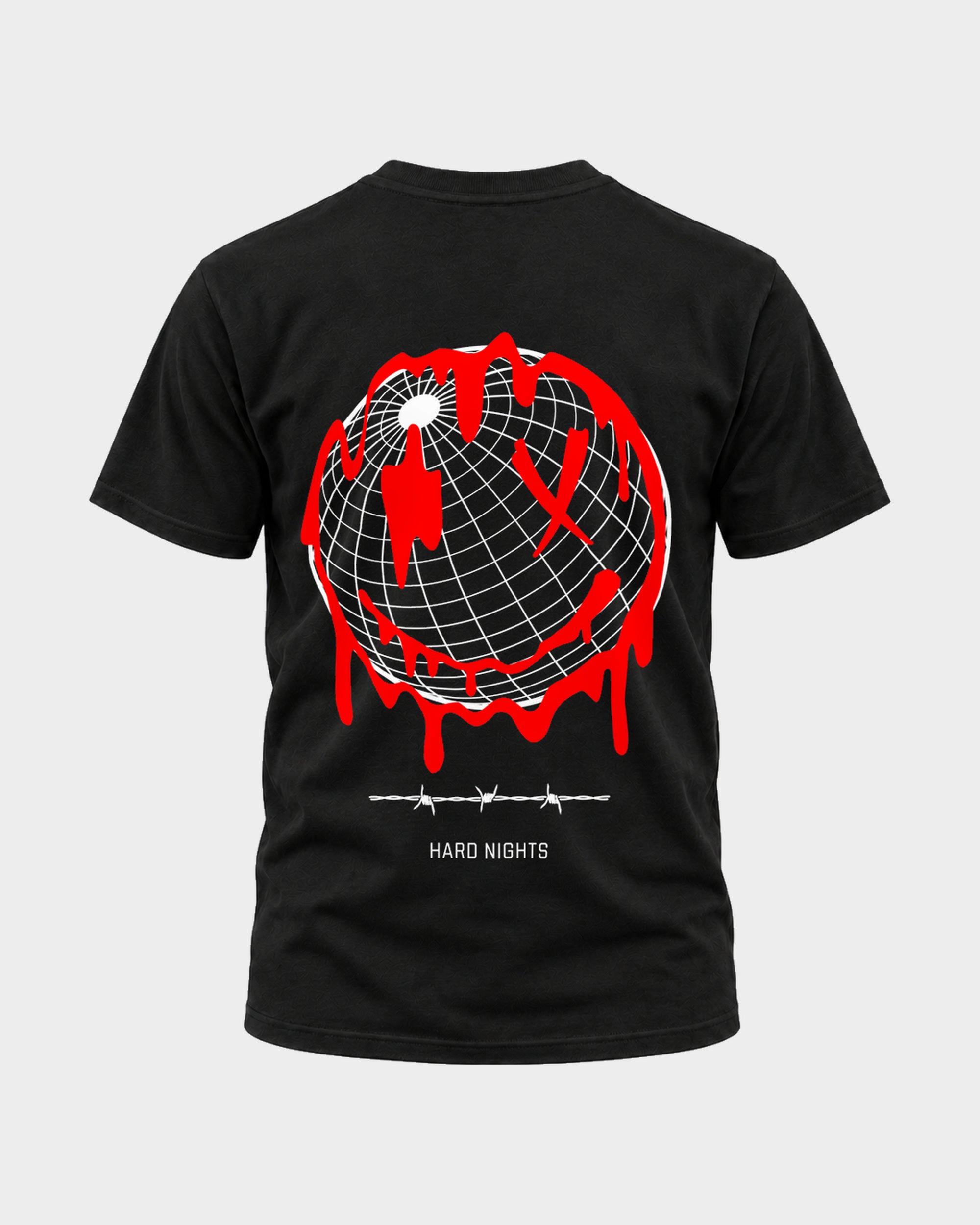 Smiley World Basic Shirt für Techno und Rave | Black