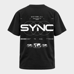 SYNC – Basic Shirt in Black – Rückansicht