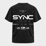 SYNC – Basic Shirt in Black – Rückansicht