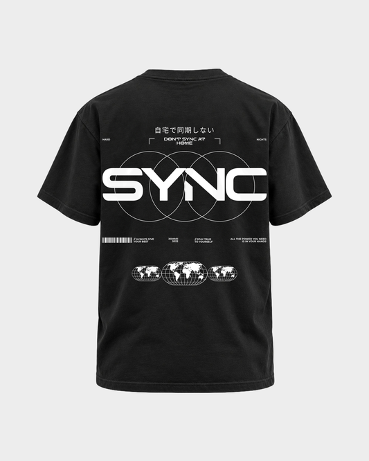 SYNC – Basic Shirt in Black – Rückansicht