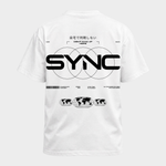 SYNC – Basic Shirt in White – Rückansicht
