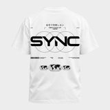 SYNC – Basic Shirt in White – Rückansicht