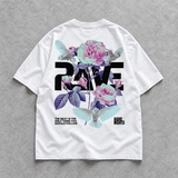 Rave Flowers (Oversized T-skjorte)