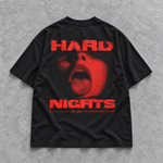 Red Face oversized T-shirt voor rave-outfits