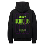 24/7 ACID Club Oversized Hoodie (Backprint Purple)