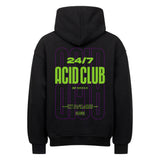 24/7 ACID Club Oversized Hoodie (Backprint Purple)