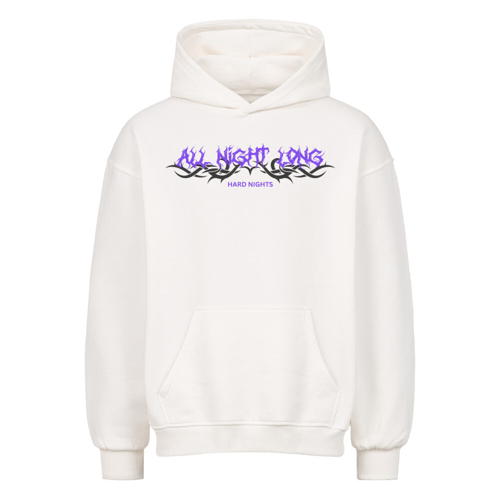 All Night Long Oversized Hoodie (Frontprint)