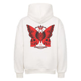 Moth Oversized Hoodie (Backprint) - Hard Nights