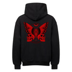 Moth Oversized Hoodie (Backprint) - Hard Nights